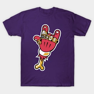 Halloween Hip-hop Zombie Hand T-Shirt